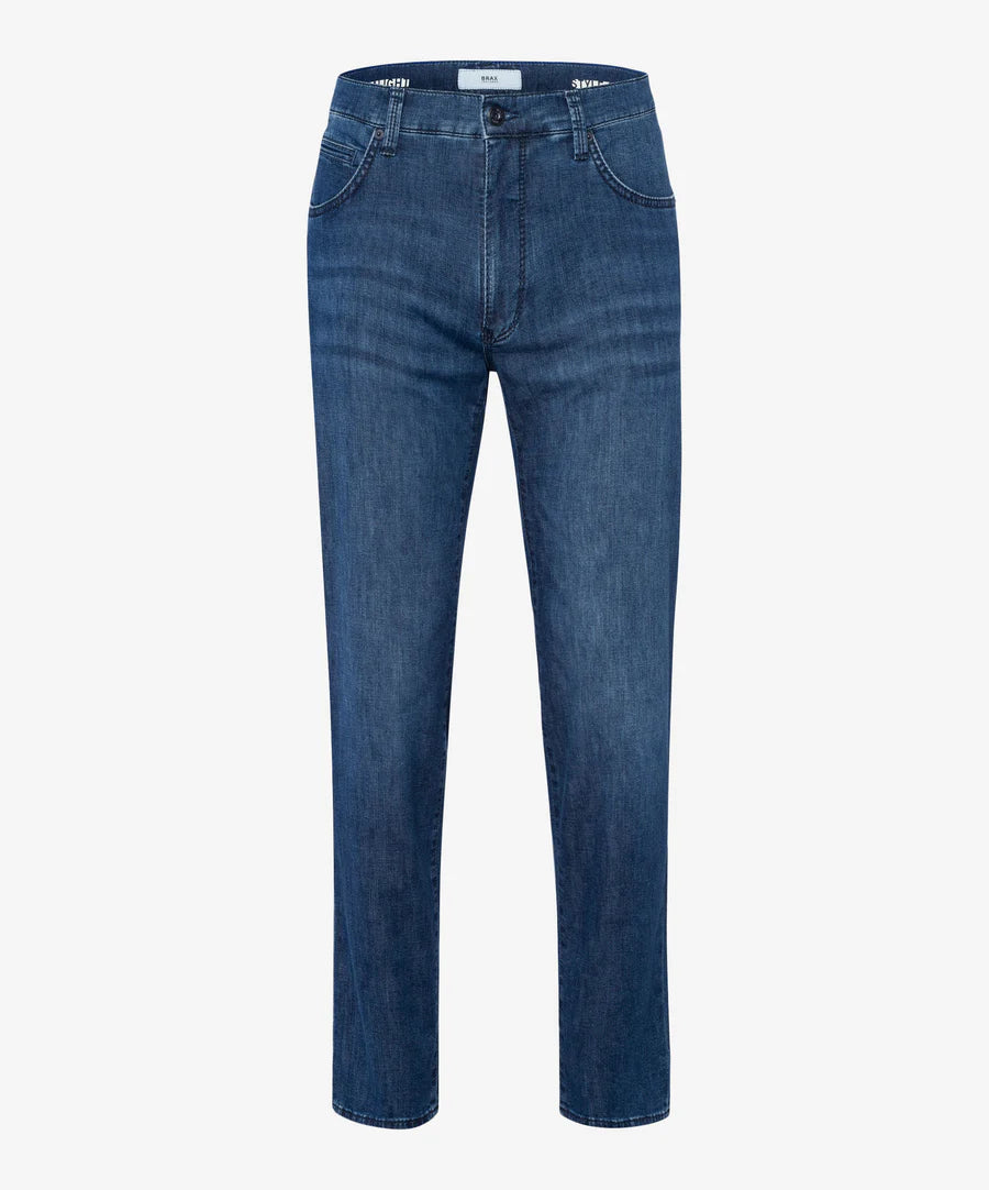 Brax Cadiz Ultralight Denim Jean in Atlantic Sea (lighter shade)