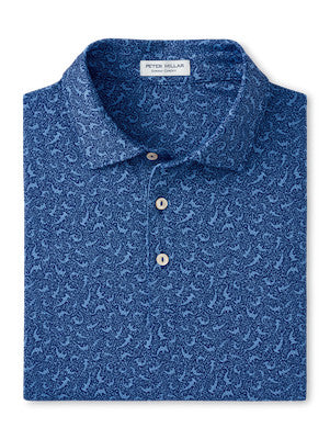 Hammer Time Performance Jersey Polo in Sport Navy