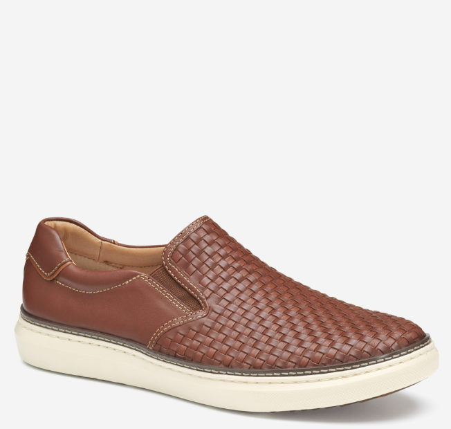 Mcguffey 2 Woven Leather Shoe in Tan