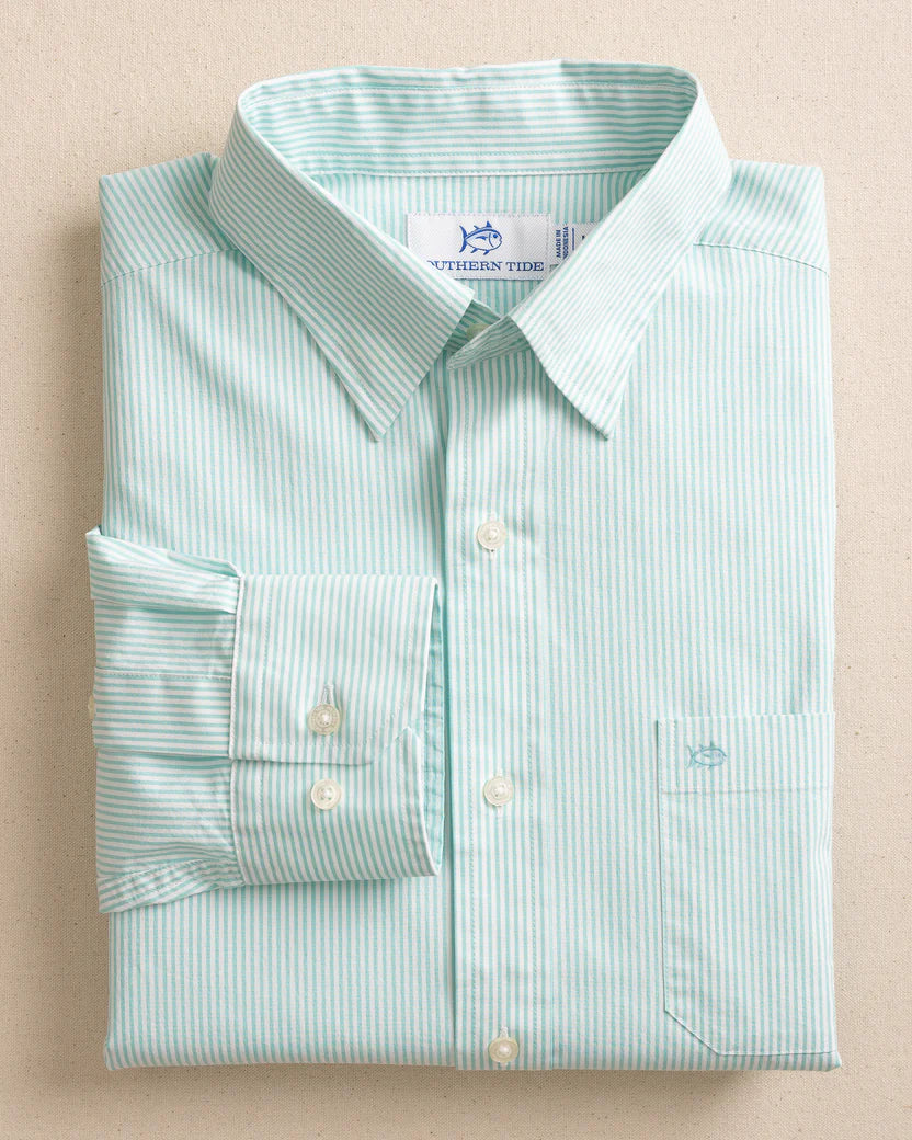 Charleston Granby Stripe Shirt in Mint