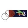 Fly Fishing Needlepoint Key Fob