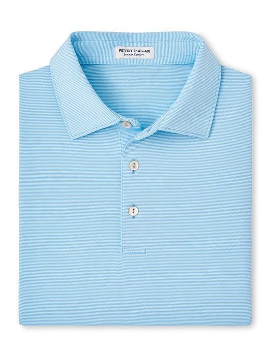 Peter Millar Jubilee Perf Polo in Cottage Blue