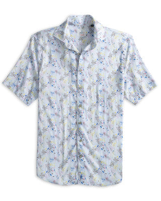 Lou Short Sleeve Shirt in Malibu Blue