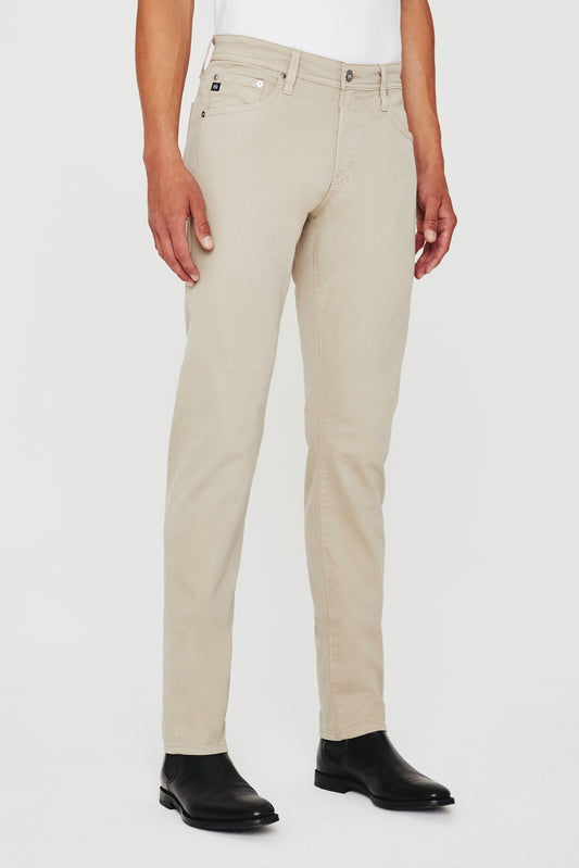 AG Tellis Slim Sueded Sateen Pant in Desert Stone