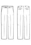 Manchester Gabardine Trouser in Saddle