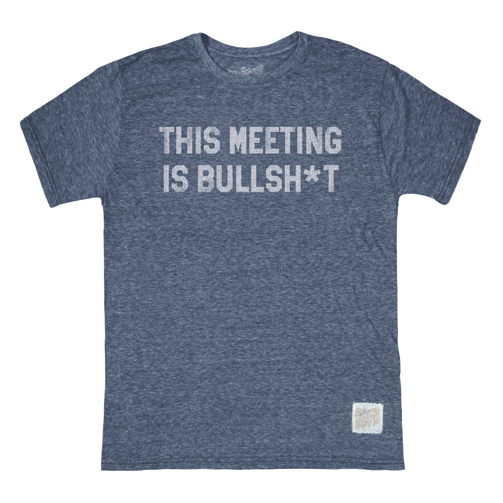 This Meeting is BS T-Shirt in Navy