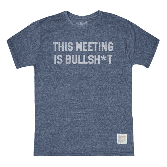 This Meeting is BS T-Shirt in Navy