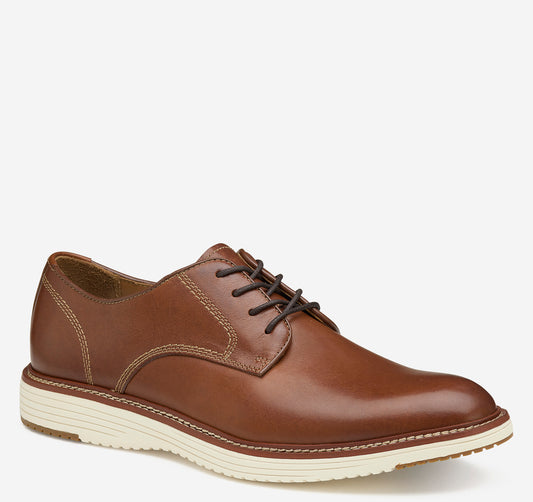 Upton Plain Toe Dress Shoe with Comfort Sole in Tan