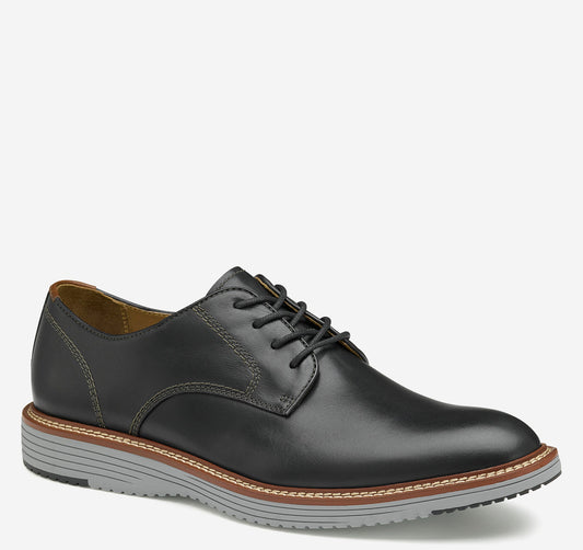 Upton Plain Toe Dress Shoe with Comfort Sole in Black