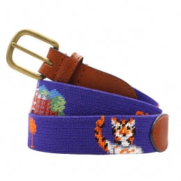 Clemson Life Needlepoint Belt