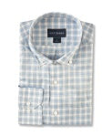 Heather Chambray Check Shirt in Dusk