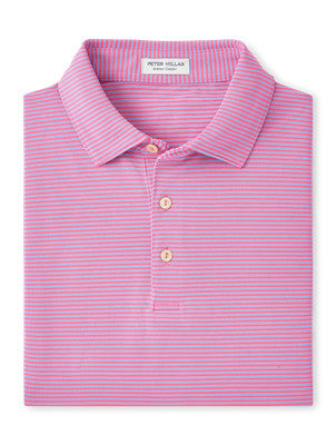 Grace Performance Mesh Polo in Pink Ruby