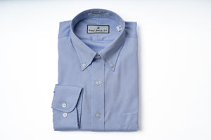LSL Regular Spread Collar Dress Shirt in Blue