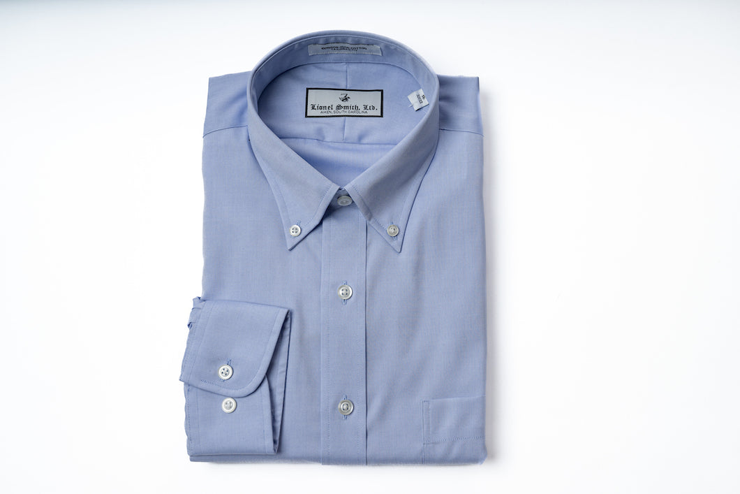 LSL Regular Spread Collar Dress Shirt in Blue