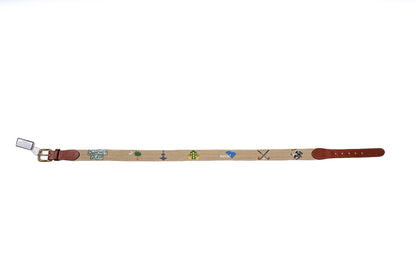 Aiken Life Needlepoint Belt