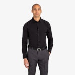 Trim Performance Sport Shirt in Black