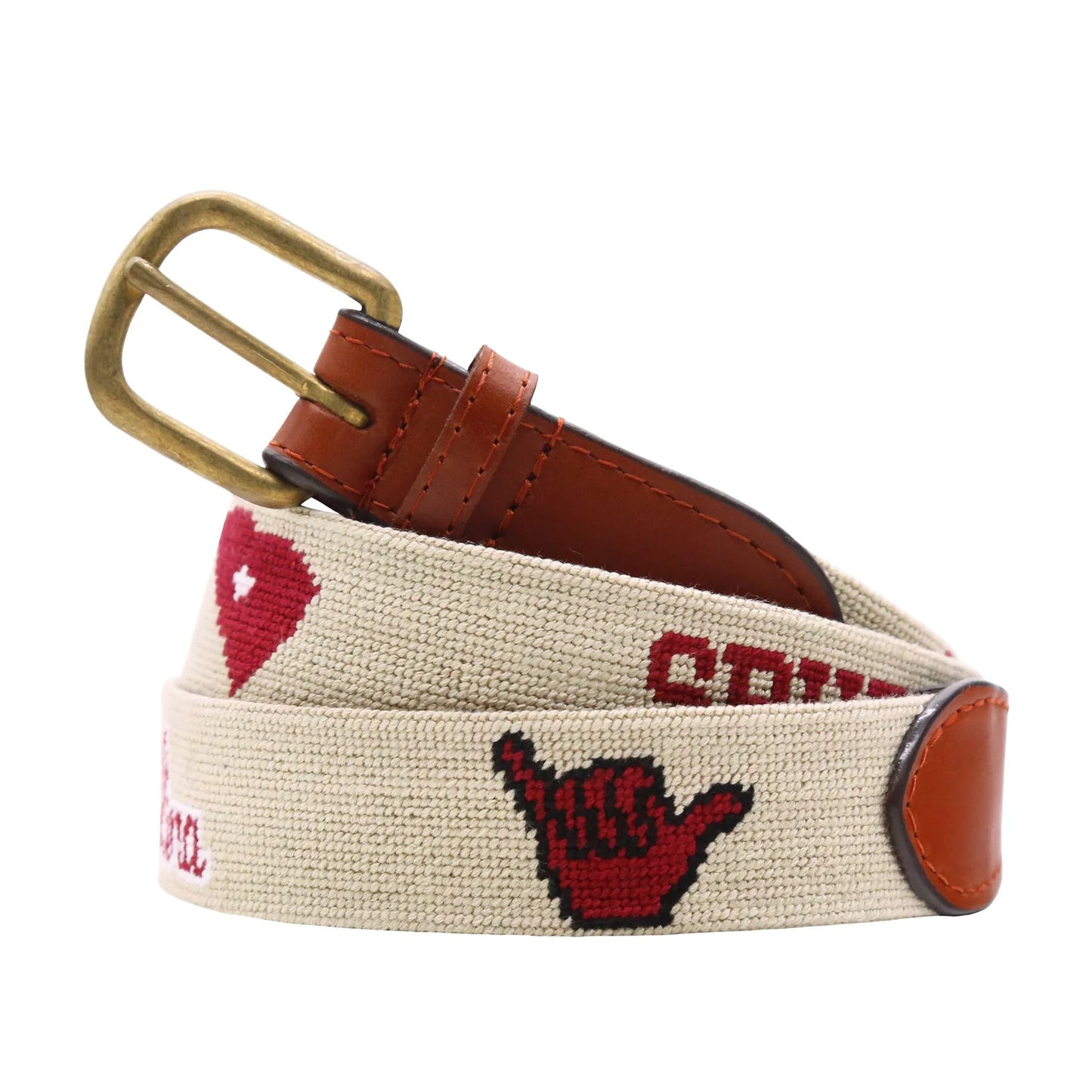 Carolina Life Needlepoint Belt