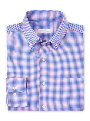 Winthrop Crown Lite Stetch Cotton Shirt in Maritime