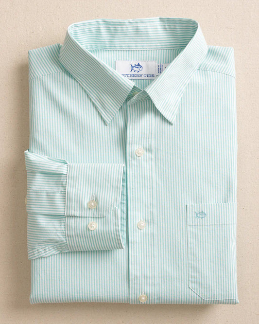 Charleston Granby Stripe Shirt in Mint