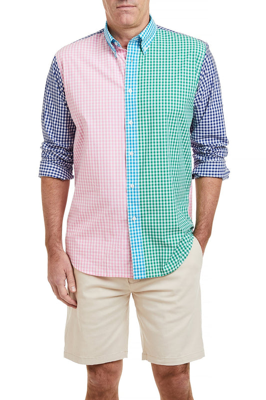 Gingham Party Panel Shirt
