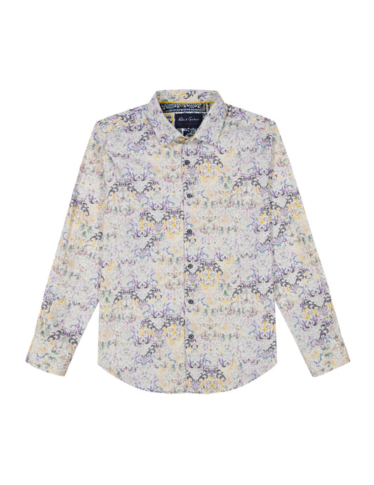Robert Graham Croatia Long Sleeve Knit Shirt in Multi