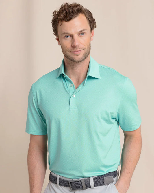 Driver Snazzy Scales Polo in Turtle Green