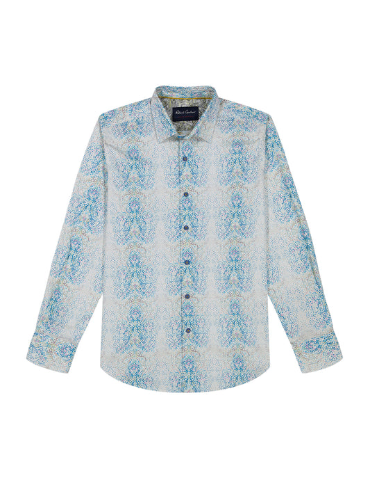 Robert Graham Fuerteventura Long Sleeve Knit Shirt in Multi