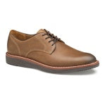 Upton Plain Toe Dress Shoe with Traditional Sole in Tan